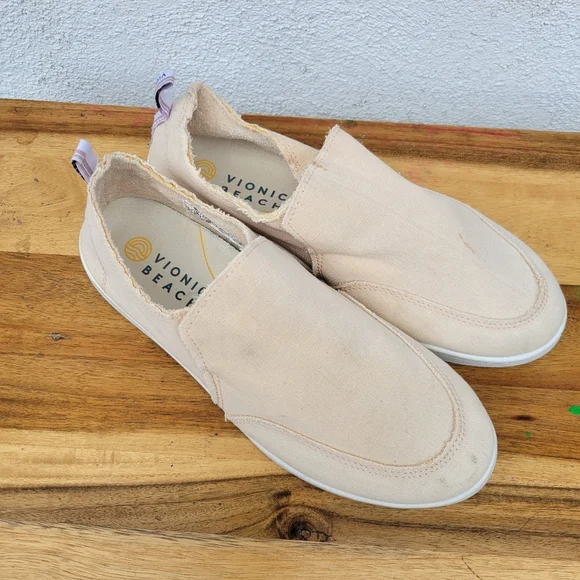 Vionic Beach Slip On Sneaker Canvas Shoes Women's Size 9.5 - Picture 7 of 16